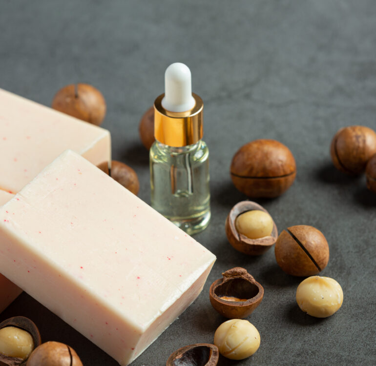 macadamia soap skin care treatment